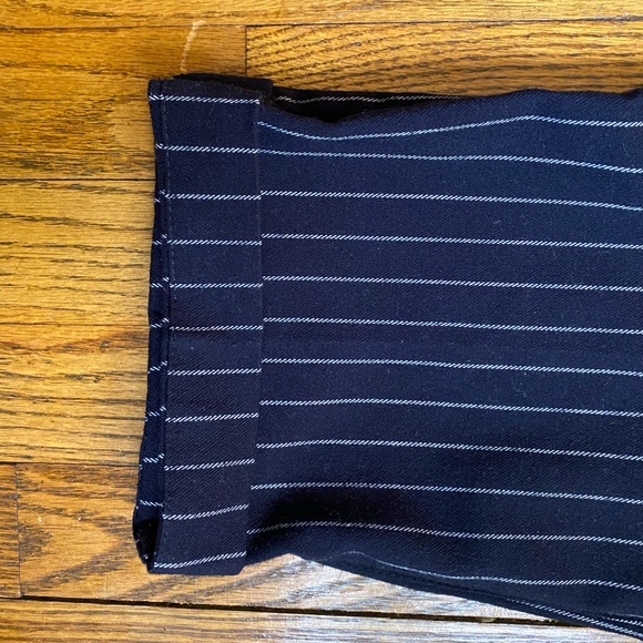 Forever 21 Male Pants Pinstriped Slim Fit Tapered - Picture 5 of 8